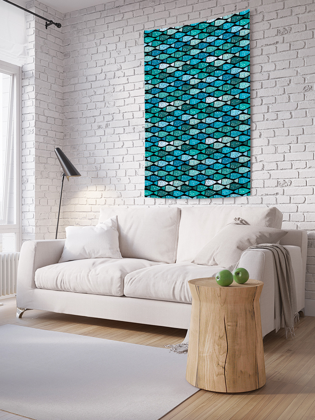 

Вертикальное фотопанно на стену JoyArty Косяк Рыб 100x150 см, Косяк Рыб