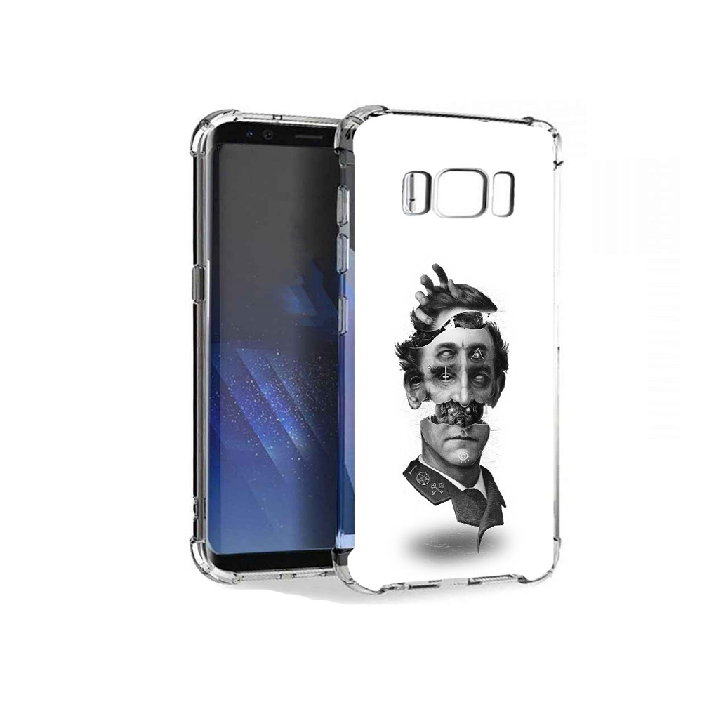 

Чехол MyPads Tocco для Samsung Galaxy S8+ страшное лицо абстракция, Tocco