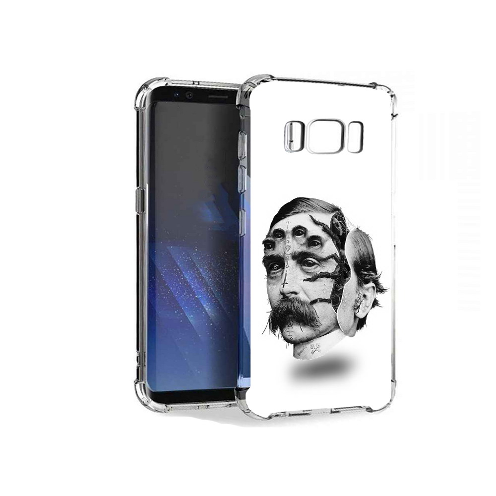 

Чехол MyPads Tocco для Samsung Galaxy S8+ страшное лицо мужчины, Tocco