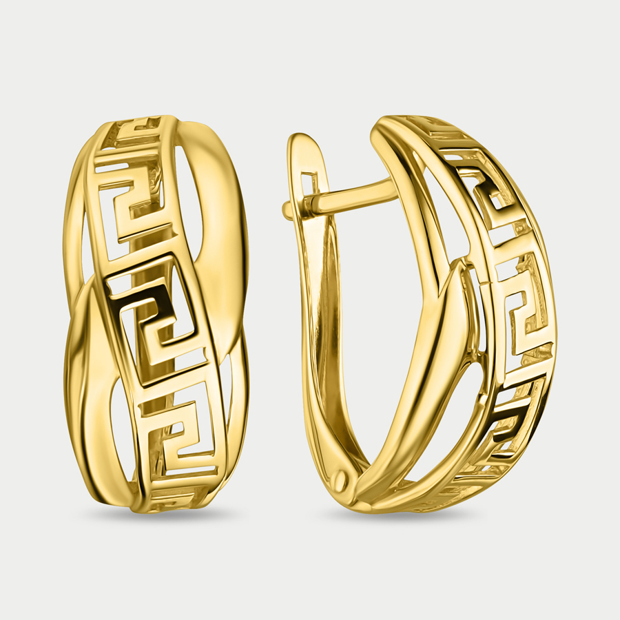 

Серьги из желтого золота Золотая ладья 02-20000-2157, 02-20000-2157