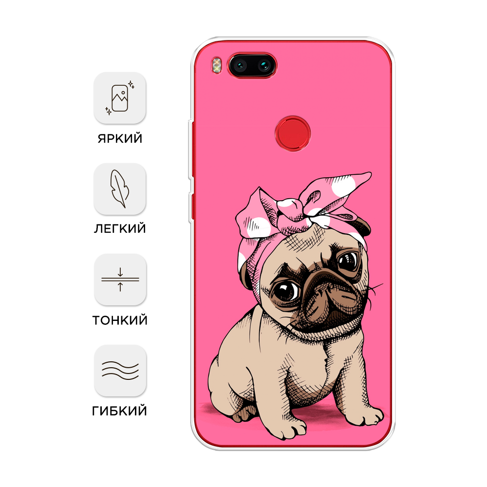 

Чехол Awog на Xiaomi Mi 5X "Dog Pin-Up", Разноцветный, 32350-2