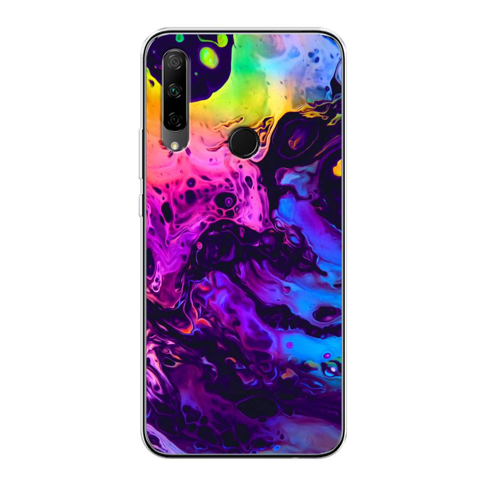 

Чехол Awog на Honor 9X Premium "ACID fluid", Разноцветный, 610650-3