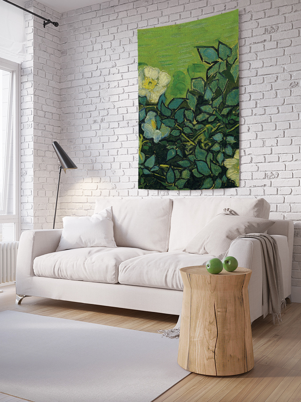 

Вертикальное фотопанно на стену JoyArty Дикие розы 100x150 см, Дикие розы