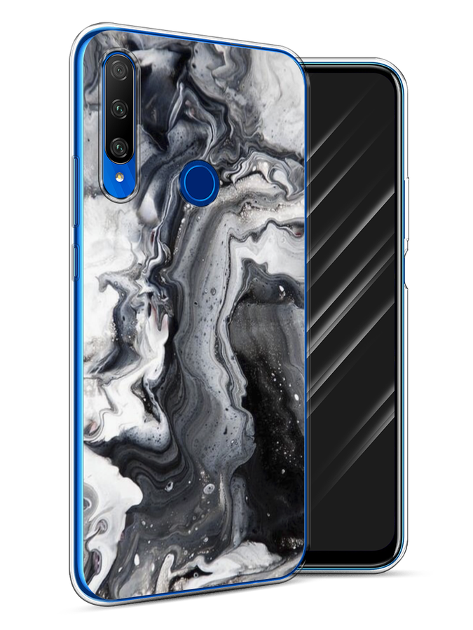 

Чехол Awog на Honor 9X Premium "Бело-черные сложные полосы", Разноцветный, 610650-3