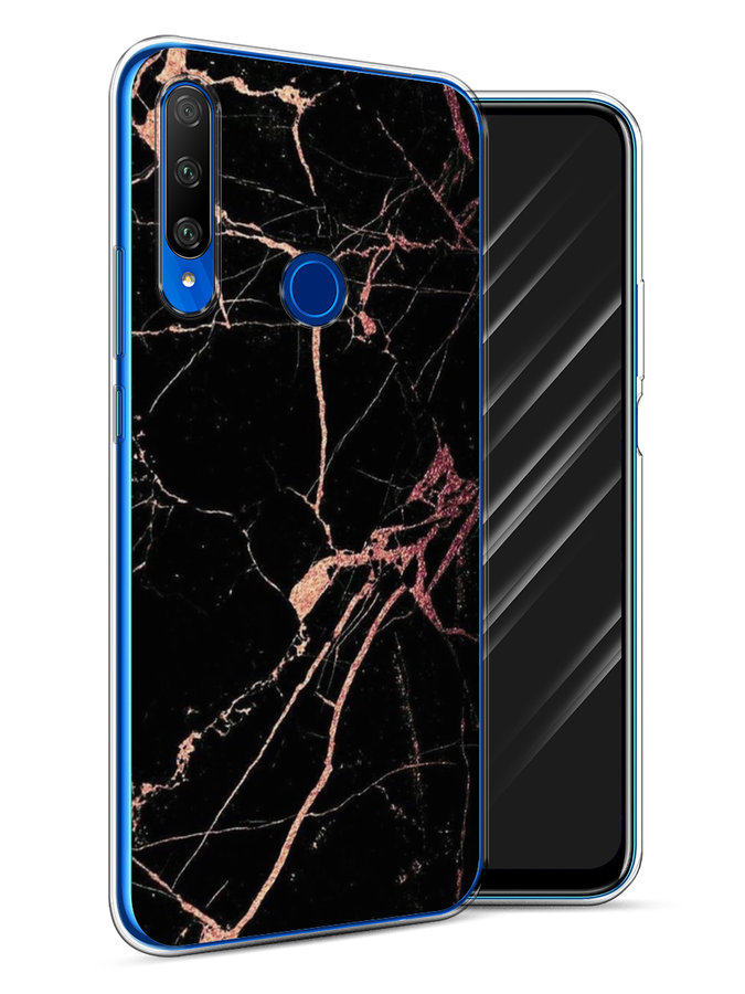

Чехол Awog на Honor 9X Premium "Мрамор розовое золото", Разноцветный, 610650-3