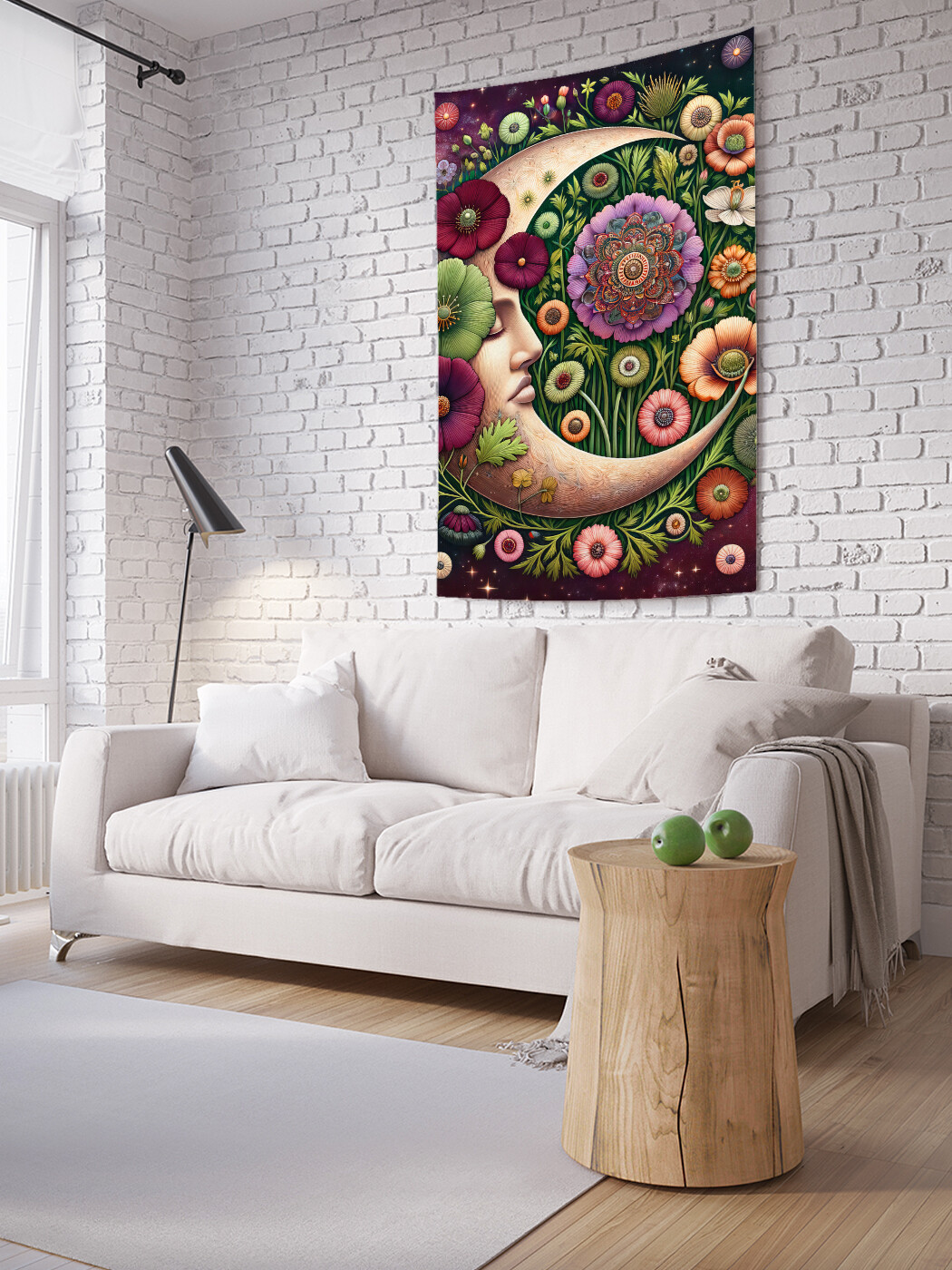 

Фотопанно JoyArty Цветочная луна 100х150, tp_sd1499_100x150