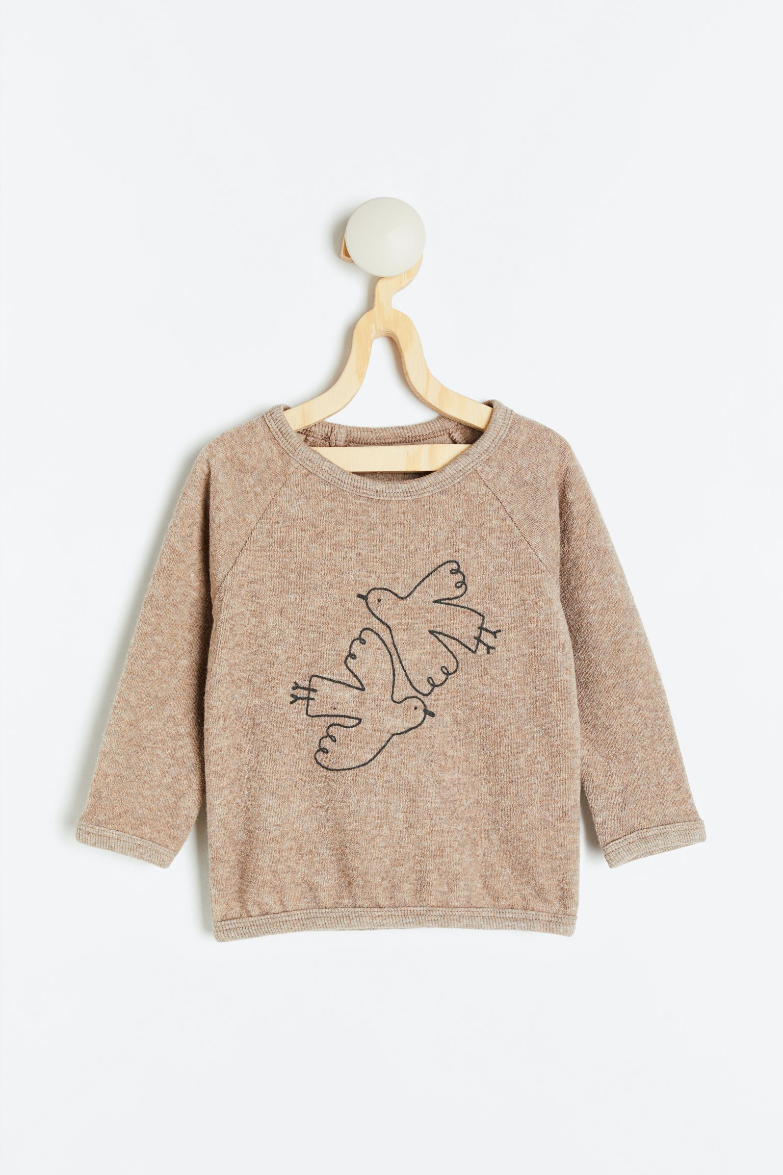 

Свитшот детский H&M 071338301, бежевый/птицы, 74 (доставка из-за рубежа), 071338301