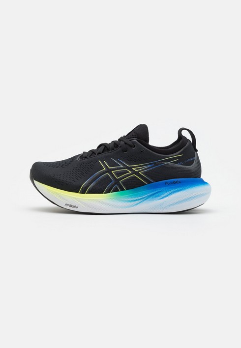 

Кроссовки мужские Asics Nimbus 25 черные 45 EU (доставка из-за рубежа), Черный, Nimbus 25