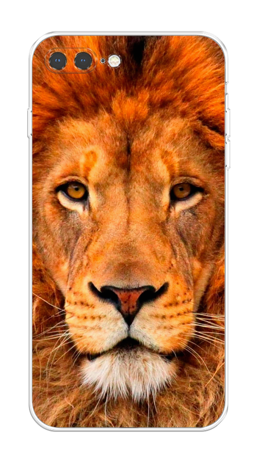 

Чехол на Apple iPhone 8 Plus "Благородный лев", Оранжевый, 10950-1