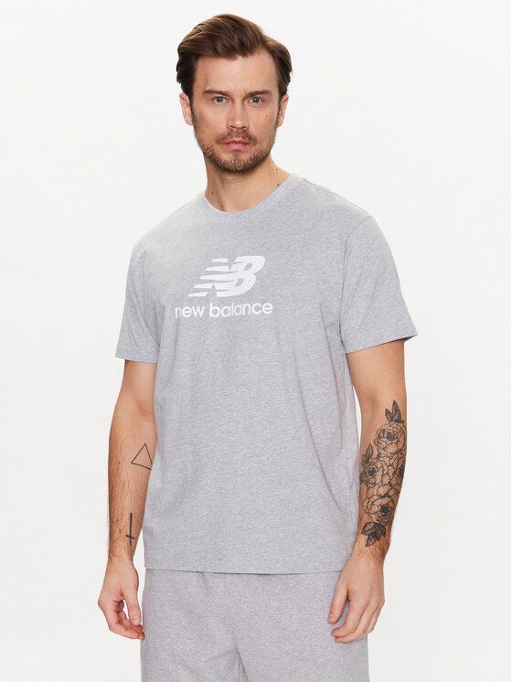 Футболка мужская New Balance 0000302699742 серая M доставка из-за рубежа 8506₽