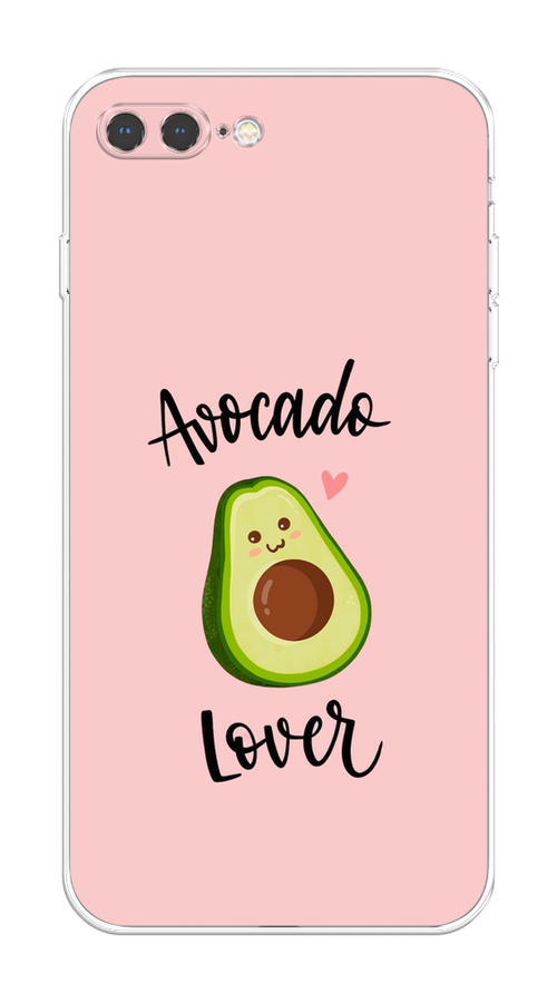 

Чехол на Apple iPhone 8 Plus "Avocado lover", Розовый;зеленый, 10950-6