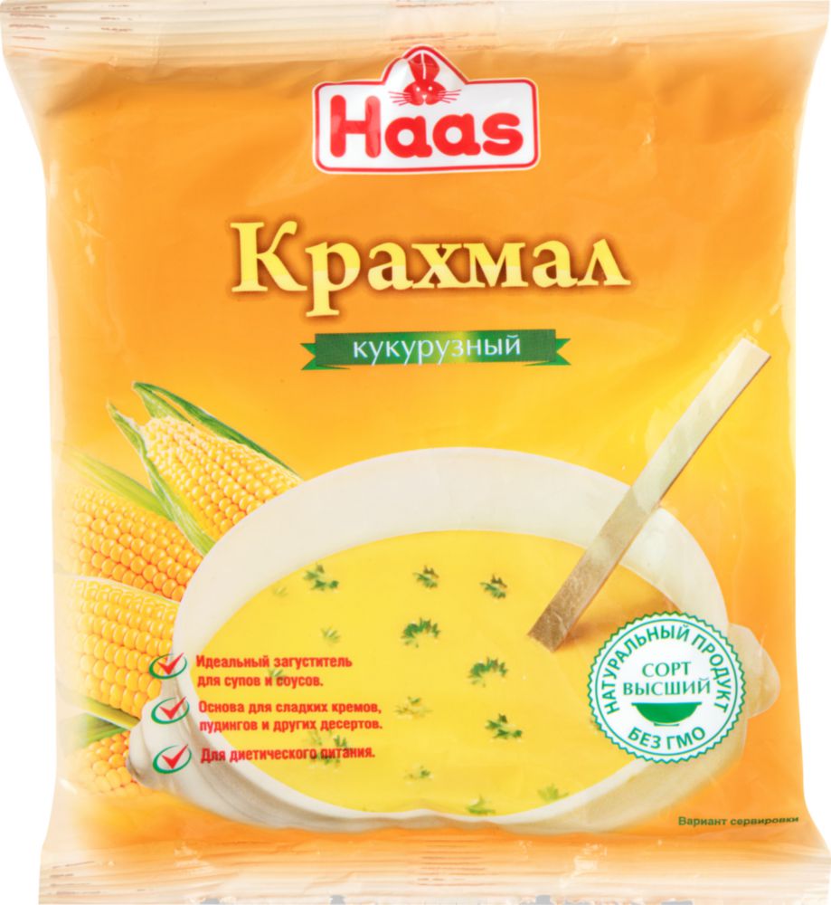 

Крахмал Haas кукурузный 200 г, крахмал кукурузный