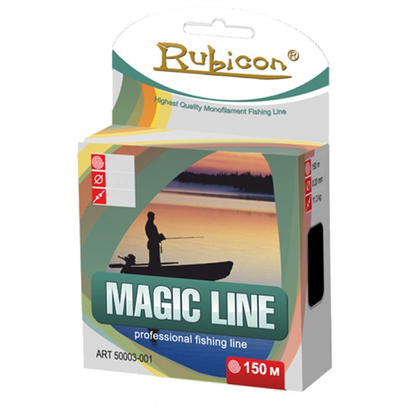 

Леска монофильная Rubicon Magic Line 0,38 мм, 150 м, 13,4 кг, multicolor, Разноцветный, Magic Line