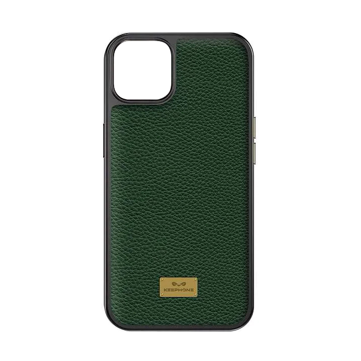 

Чехол-накладка Keephone FengShang Series для iPhone 14 Plus искусственная кожа (зеленый)