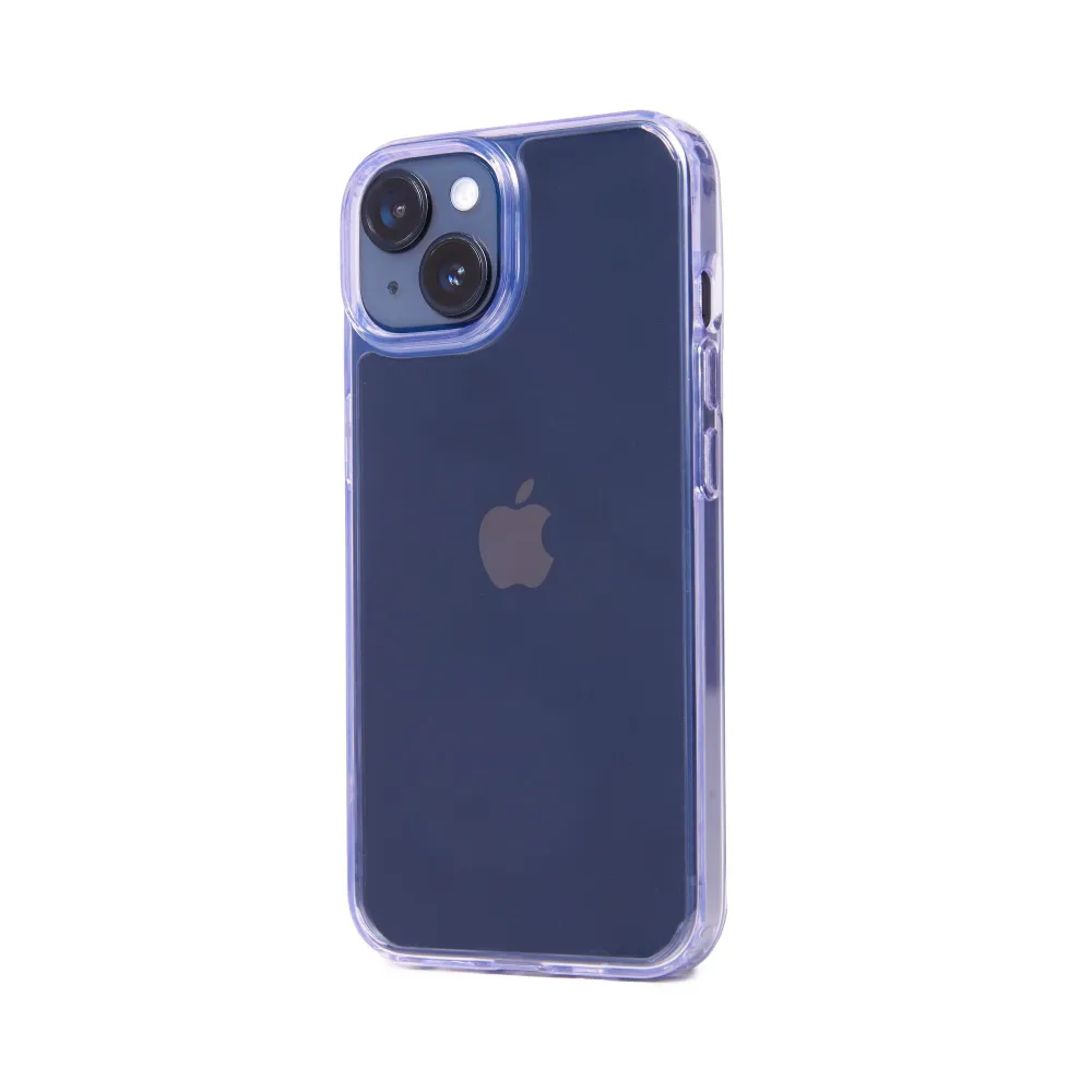 

Чехол-накладка K-Doo Guardian Case для iPhone 14 силиконовый (прозрачно-фиолетовый), Прозрачный;фиолетовый