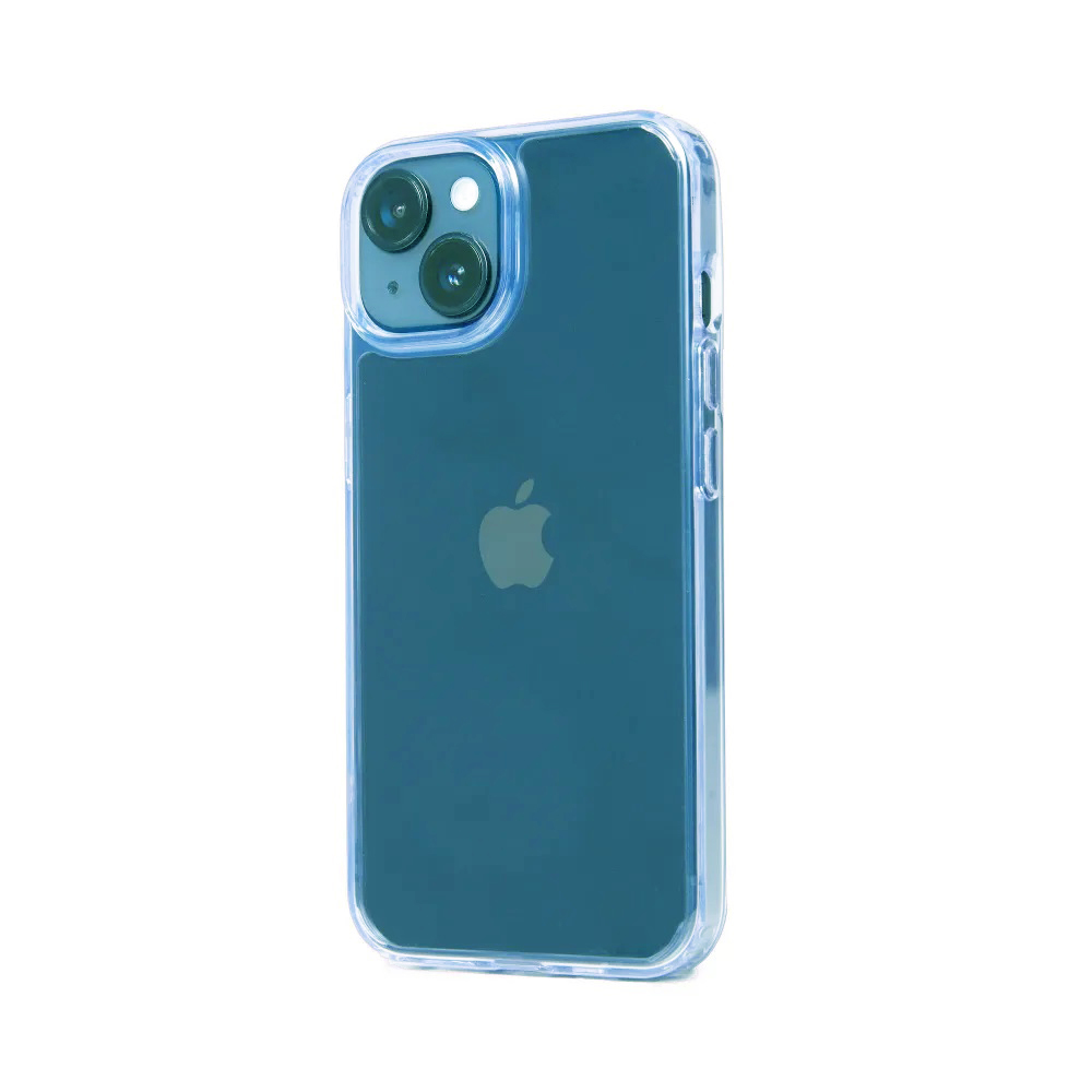 

Чехол-накладка K-Doo Guardian Case для iPhone 14 силиконовый (прозрачно-голубой), Прозрачный;голубой