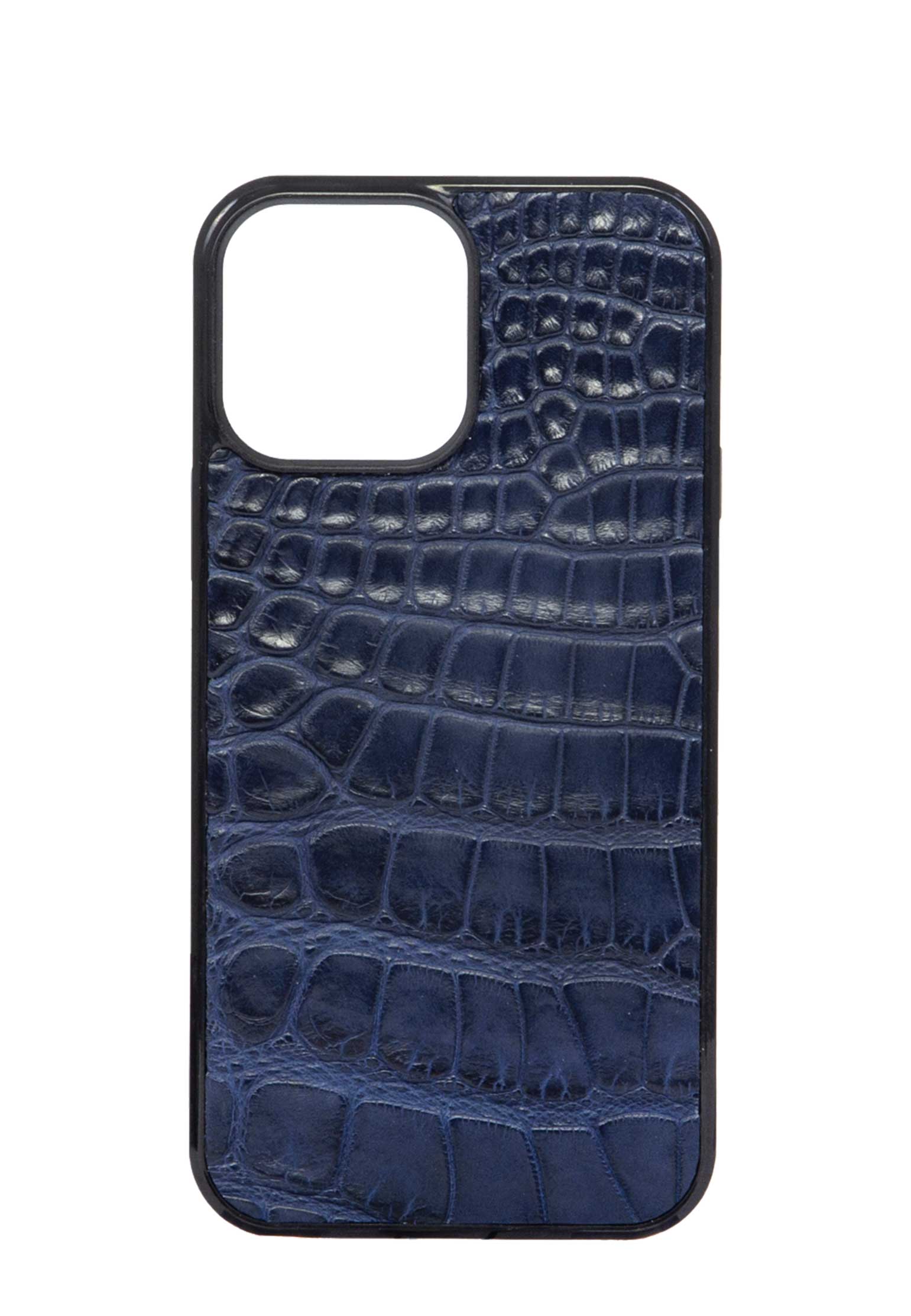 

Чехол-накладка Keephone Croco Series для iPhone 14 Pro искусственная кожа (синий)