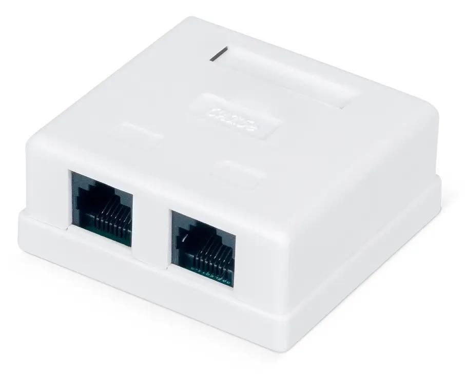 

Розетка WRline WR-WS-8P8C-C5E-2 комп.RJ45 2 кат.5E UTP бел. упак.1шт, Белый, Розетка WRline (WR-WS-8P8C-C5E-2) комп.RJ45 2 кат.5E UTP бел. (упак.:1шт)