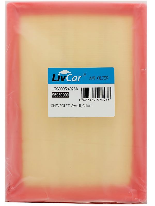 

Фильтр воздушный LivCar ОЕМ 96950990 CHEVROLET