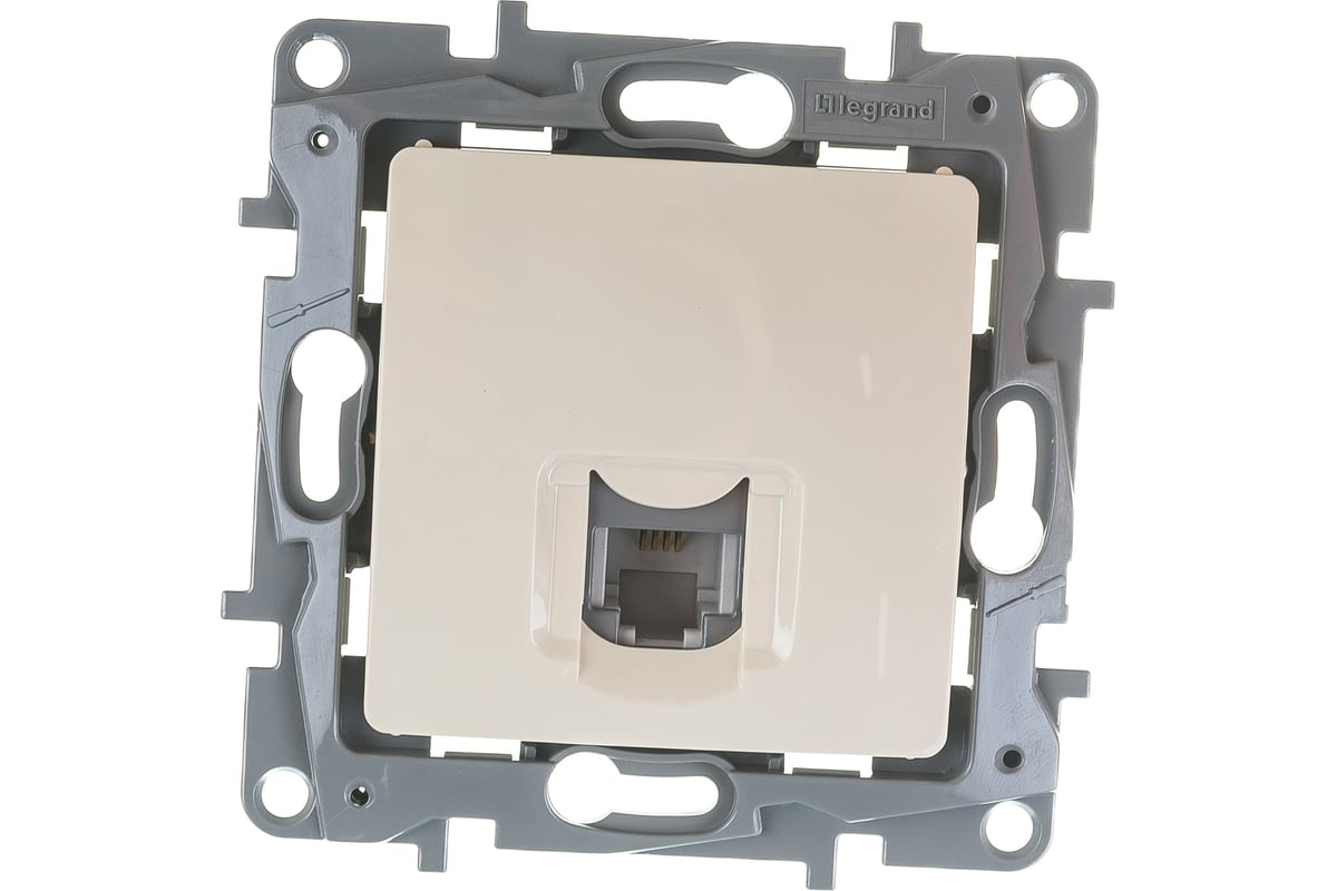 

Розетка телефонная Legrand Etika скрытая, слоновая кость 672340, Бежевый, Розетка телефонная Legrand Etika скрытая, слоновая кость [672340]