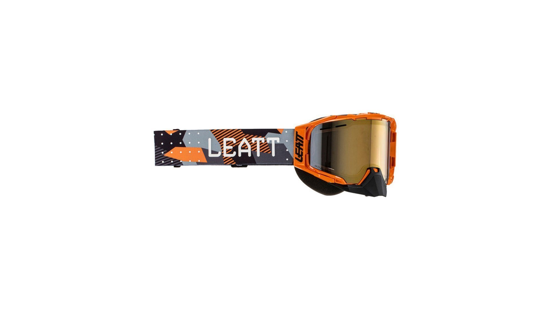 

Кроссовая маска Leatt Velocity 6.5 SNX Iriz Orange Bronze UC 68% (8023020820), Белый, Velocity