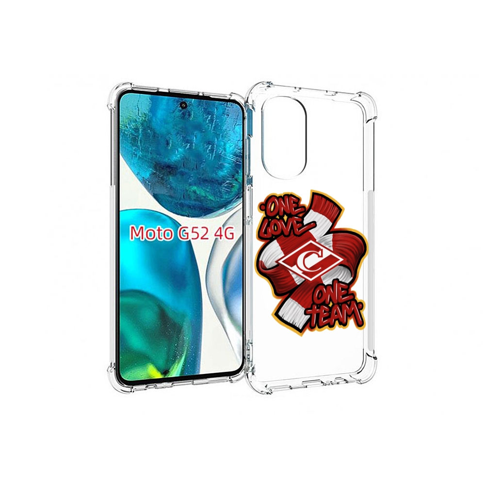 

Чехол MyPads Одна любовь-Спартак для Motorola Moto G82 / Moto G52, Прозрачный, Tocco