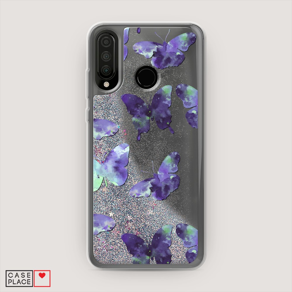 

Чехол Awog на Huawei P30 Lite/Honor 20S/Honor 20 Lite 2020 "Бабочки отпечатки", Разноцветный, 611291-1