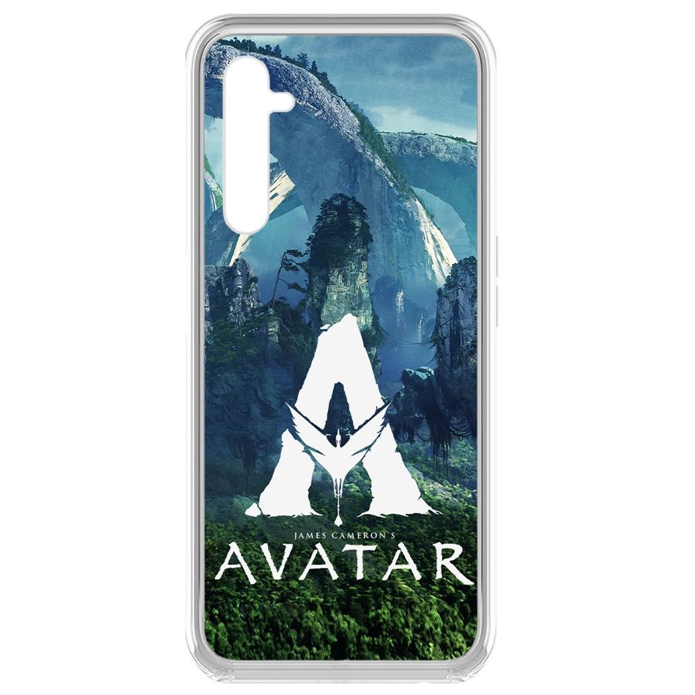 

Чехол-накладка кейс Аватар - Белое лого для Realme 6 Pro