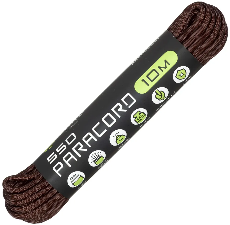

Паракорд 550 Cord 10м (bordo), Красный, 550 Cord 10м bordo