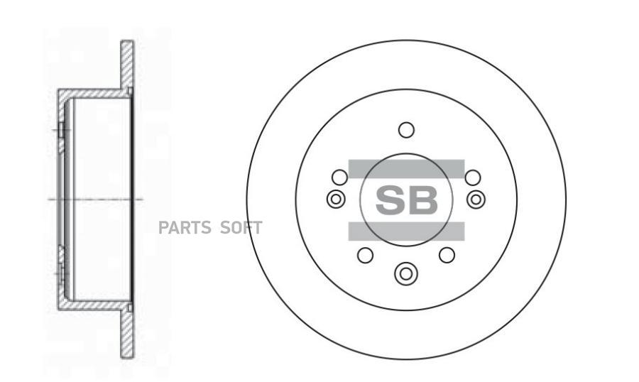 

Sd1020_диск Тормозной Задний Hyundai Elantra 1.6cvvt/1.6crdi 06> Sangsin brake арт. SD102