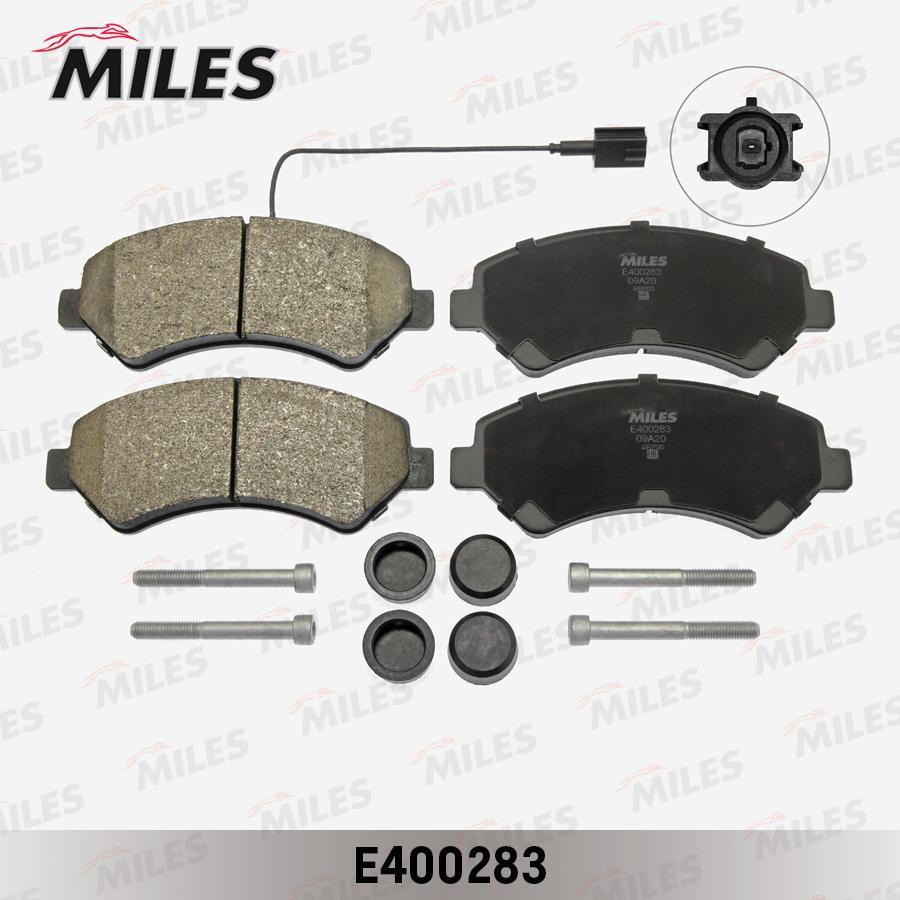 

Колодки Тормозные Citroen Jumper/Fiat Ducato/Peugeot Boxer R16 06- Передние Miles арт. E40