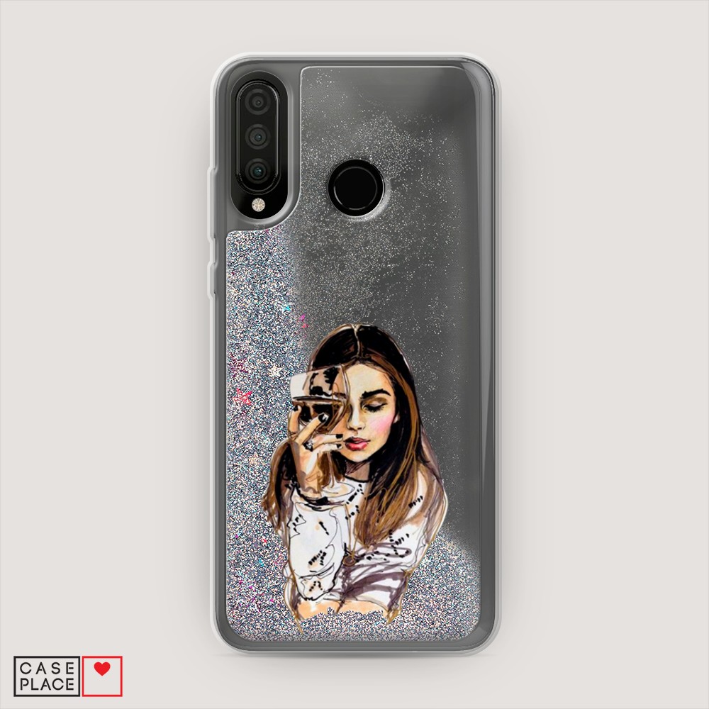 

Чехол Awog на Huawei P30 Lite/Honor 20S/Honor 20 Lite 2020 "Девушка с бокалом", Разноцветный, 611291-1