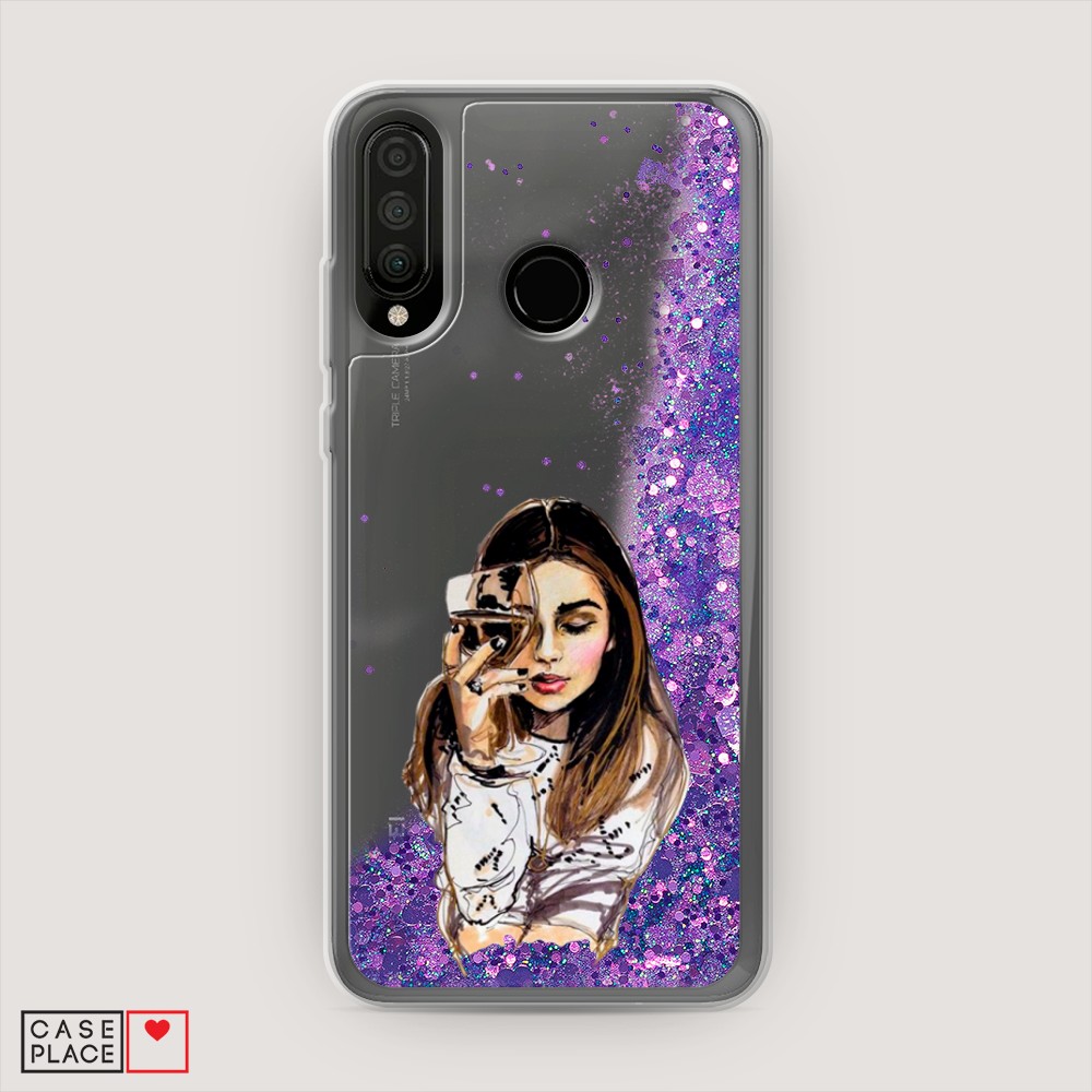

Чехол Awog на Huawei P30 Lite/Honor 20S/Honor 20 Lite 2020 "Девушка с бокалом", Разноцветный, 611292-1