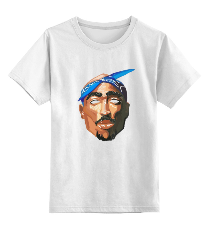

Футболка детская Printio Тупак (2pac) цв. белый р. 152, Тупак (2pac)