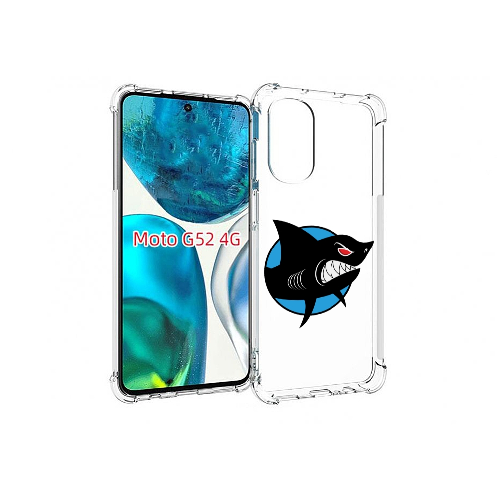 

Чехол MyPads Злая-акула для Motorola Moto G82 / Moto G52, Прозрачный, Tocco