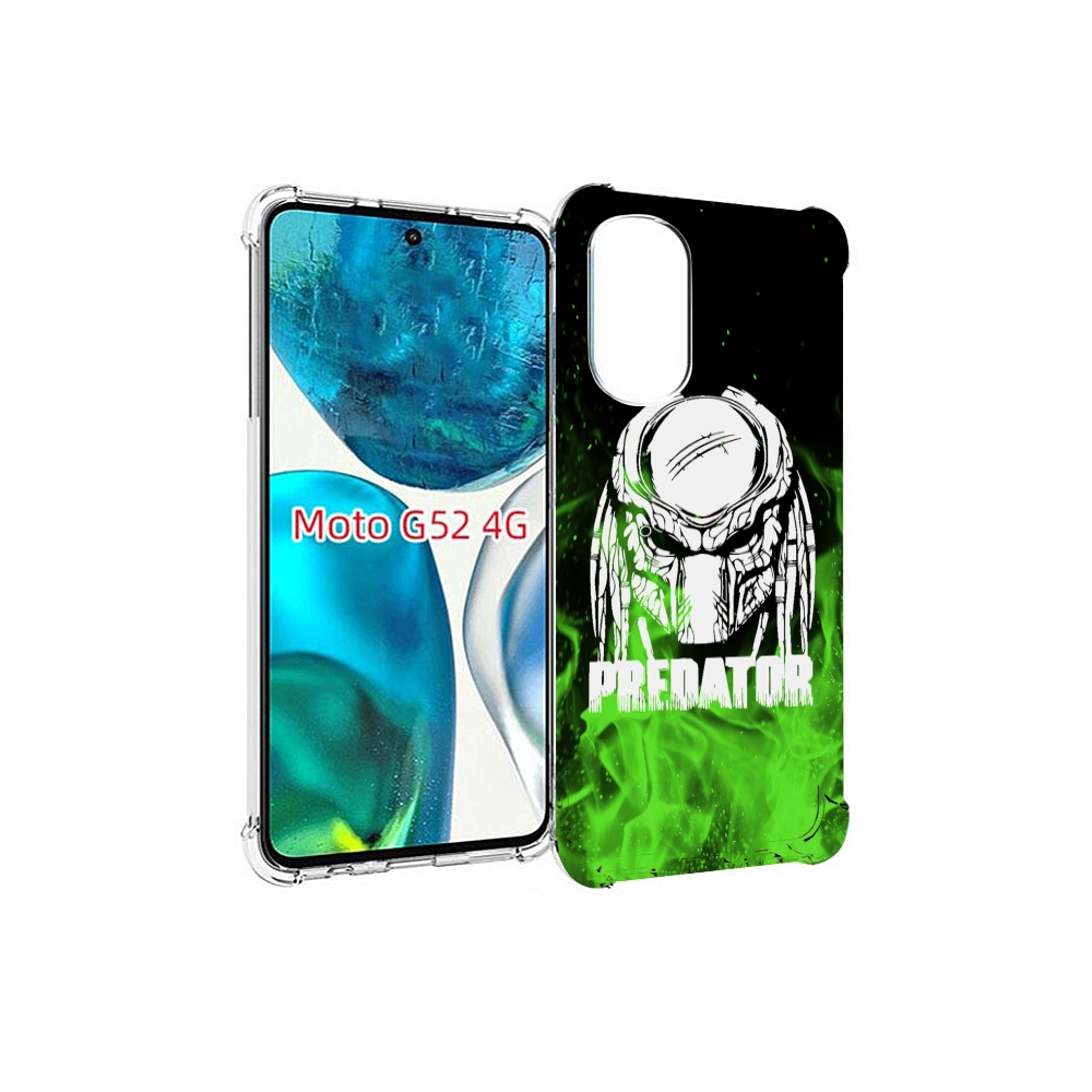

Чехол MyPads Знак-хищника для Motorola Moto G82 / Moto G52, Прозрачный, Tocco