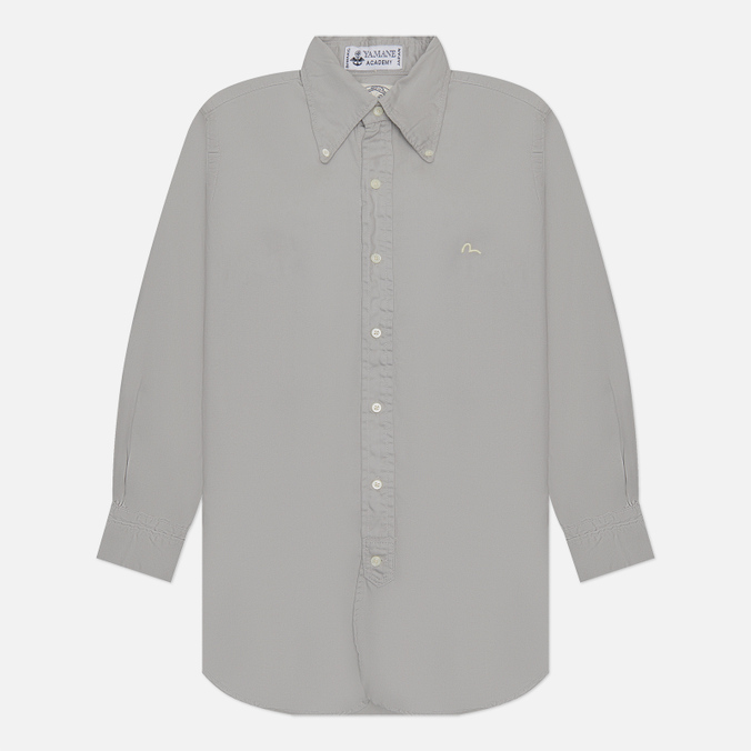 Мужская рубашка Evisu Nashville 3 Button-Down Oxford серый, Размер M
