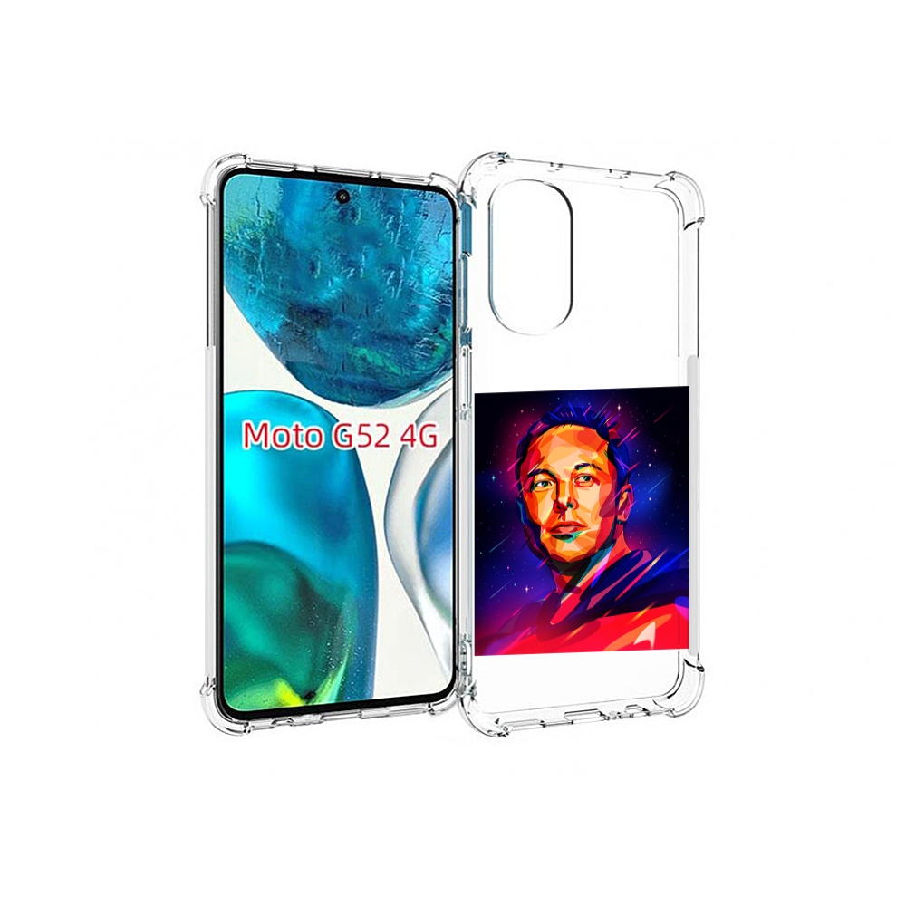 

Чехол MyPads Илон-Маск для Motorola Moto G82 / Moto G52, Прозрачный, Tocco