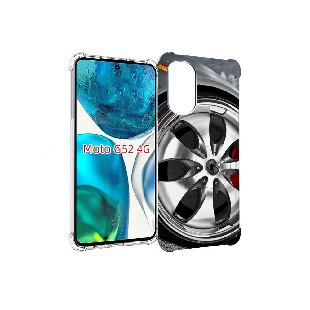 

Чехол MyPads Колесо мужской для Motorola Moto G82 / Moto G52, Прозрачный, Tocco