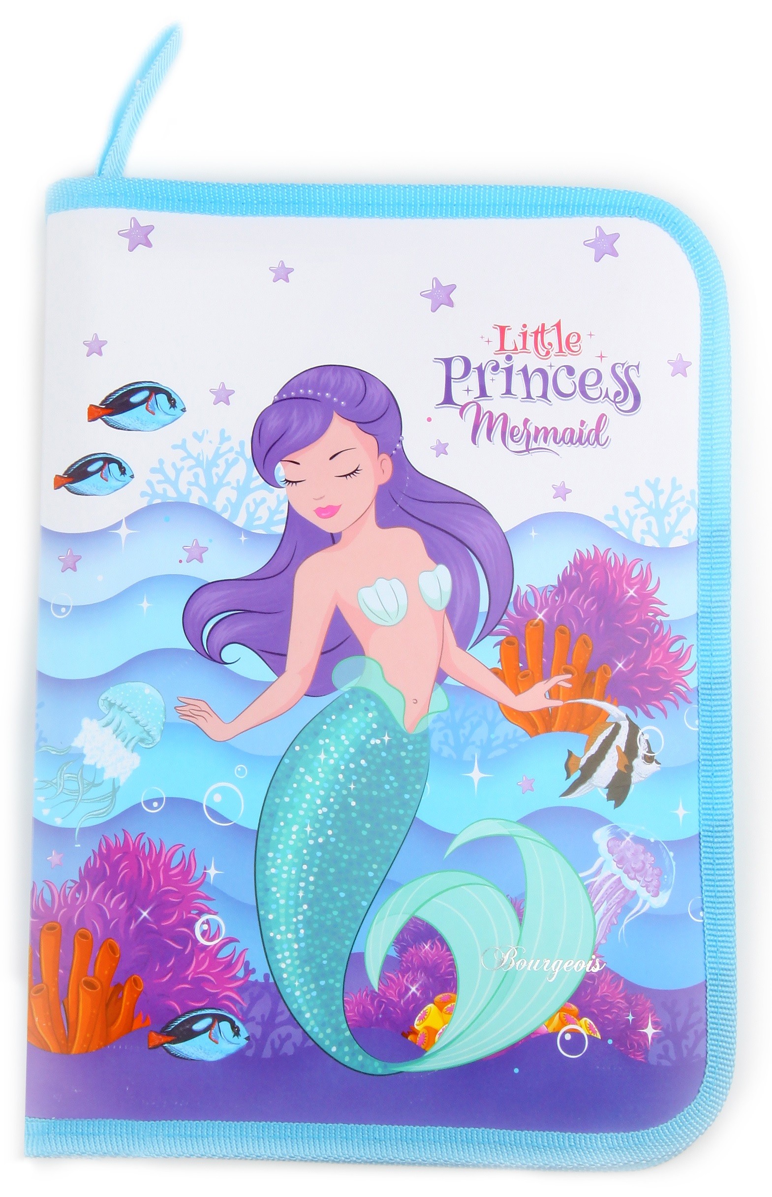

Папка Bourgeois Mermaid на молнии B5, Разноцветный
