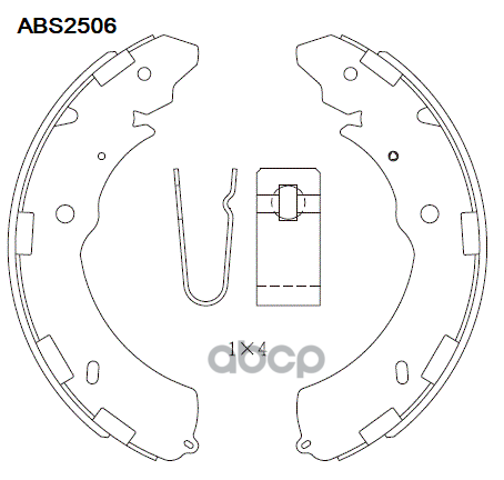 

Колодки Тормозные Барабанные Задние Allied Nippon Abs2506 ALLIED NIPPON арт. ABS2506