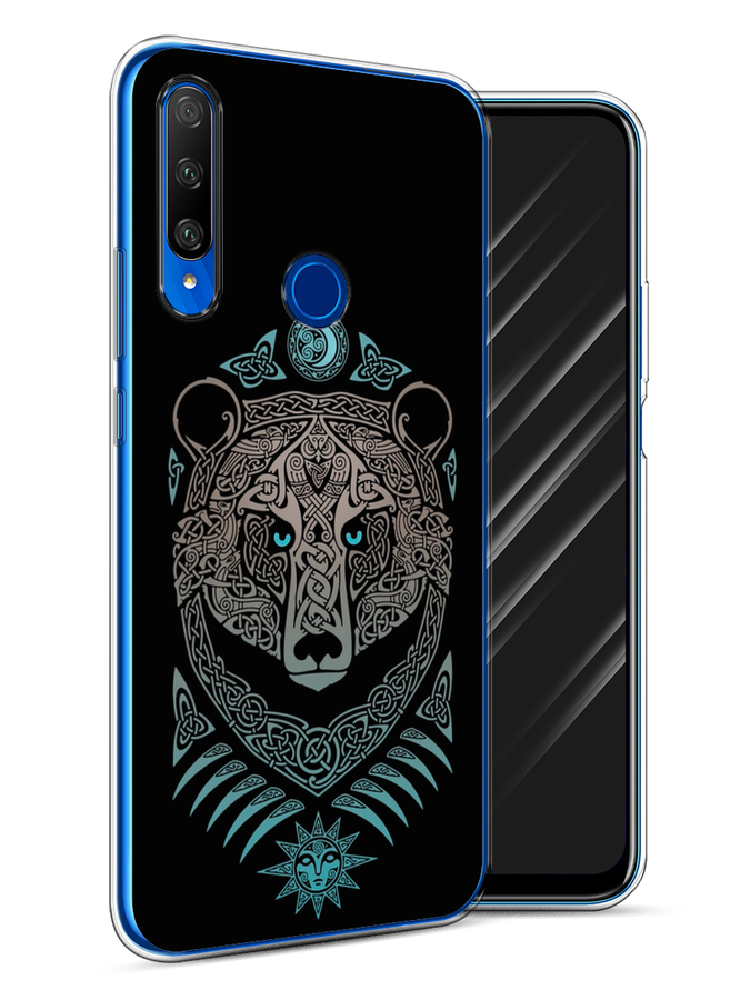 

Чехол Awog на Honor 9X Premium "Кельтский медведь", Разноцветный, 610650-2