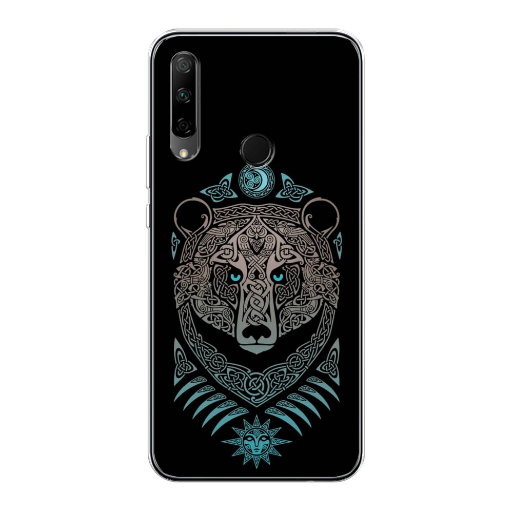 Чехол Awog  на Honor 9X Premium Кельтский медведь