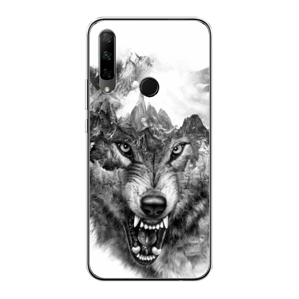 

Чехол Awog на Honor 9X Premium "Волк в горах", Разноцветный, 610650-1