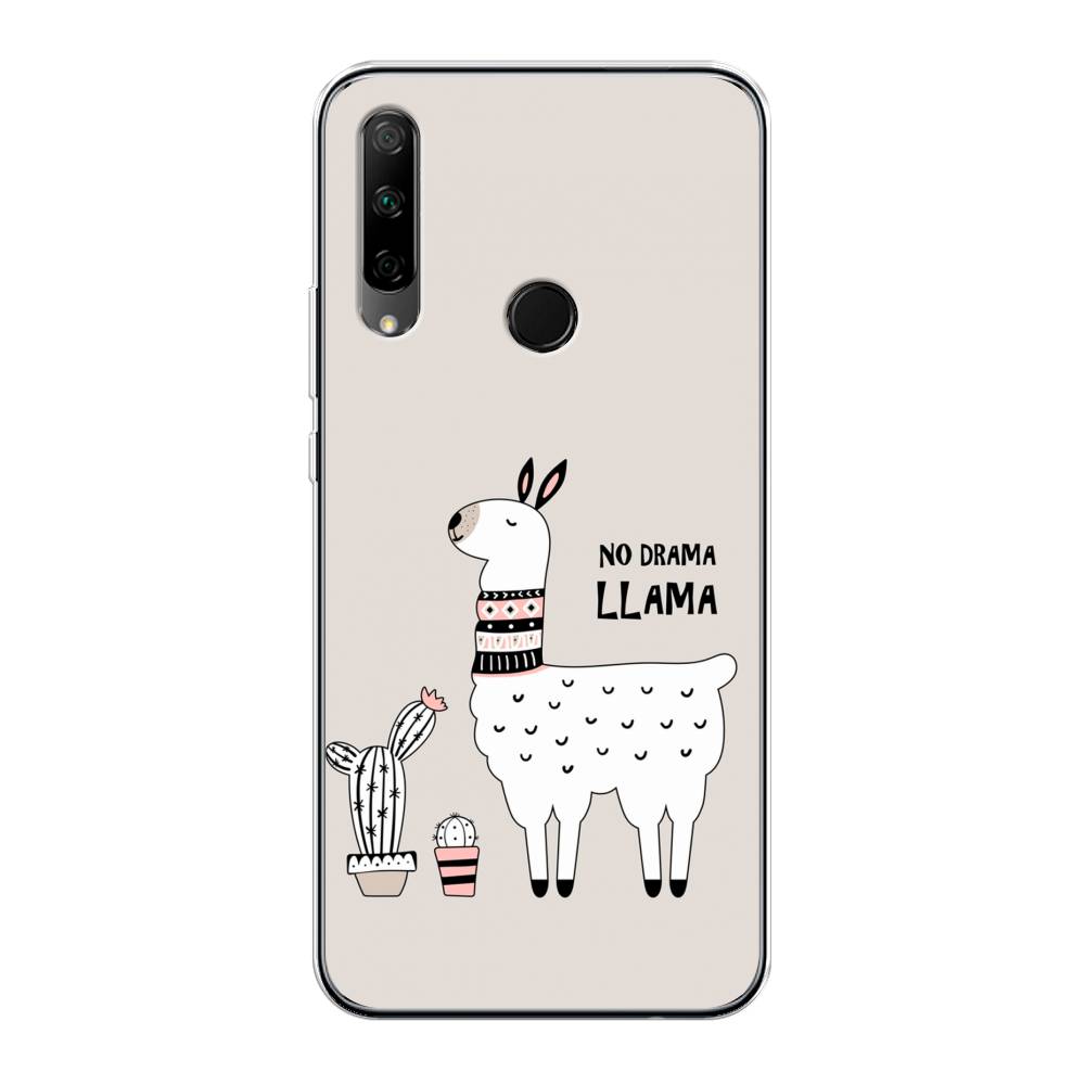 

Чехол Awog на Honor 9X Premium "No drama LLama", Разноцветный, 610650-2