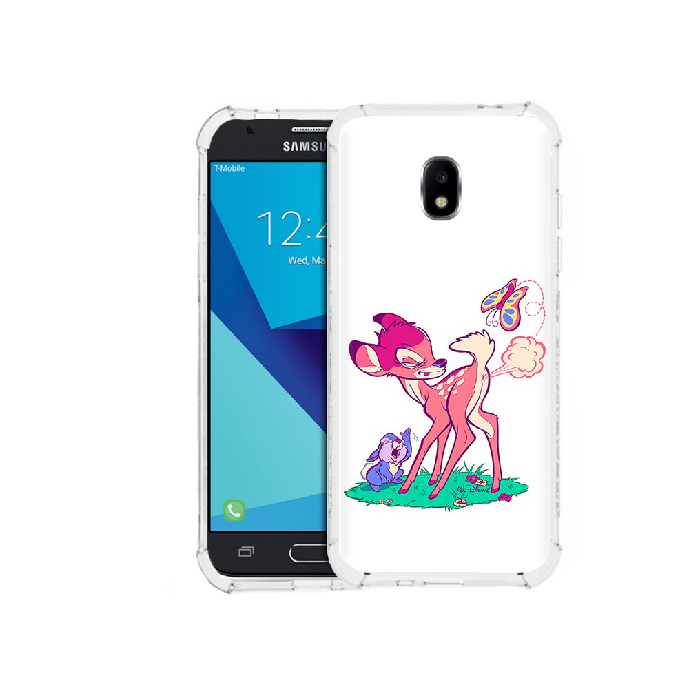 

Чехол MyPads Tocco для Samsung Galaxy J3 (2017) смешной олененок (PT74067.575.610), Прозрачный, Tocco