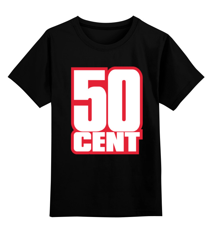 

Футболка детская Printio 50 cent (фифти) цв. черный р. 152, 50 cent (фифти)