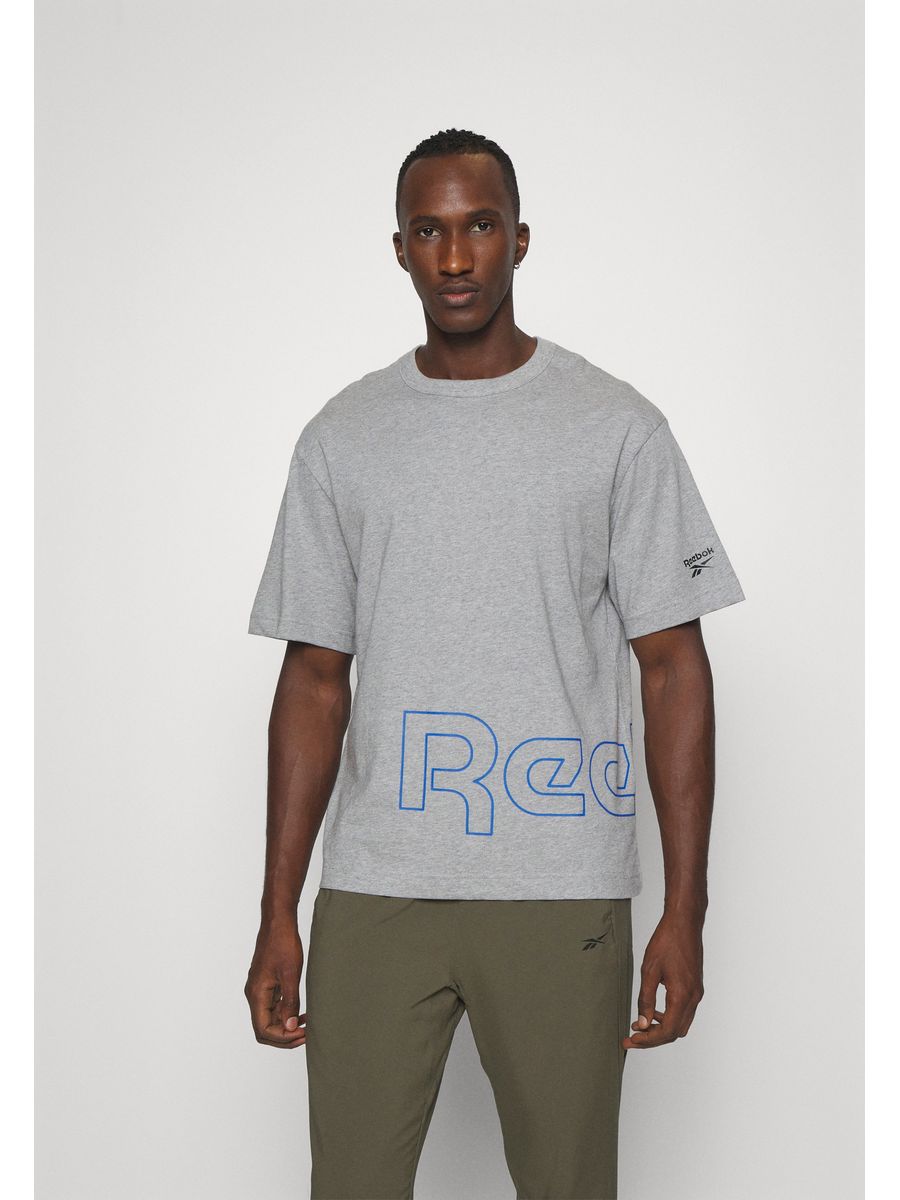 

Футболка мужская Reebok RE542D1B0 серая S, Серый, RE542D1B0