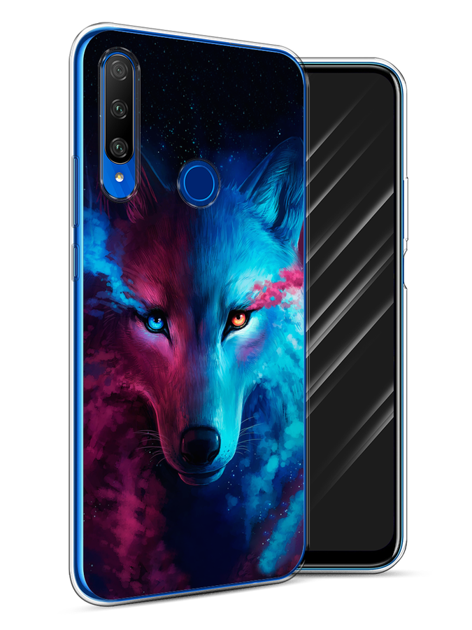 

Чехол Awog на Honor 9X Premium "Волшебный волк", Разноцветный, 610650-1
