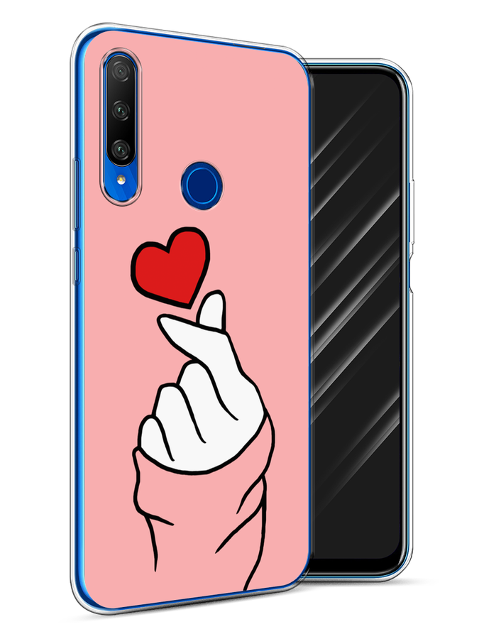 

Чехол Awog на Honor 9X Premium "Милое сердечко", Разноцветный, 610650-7
